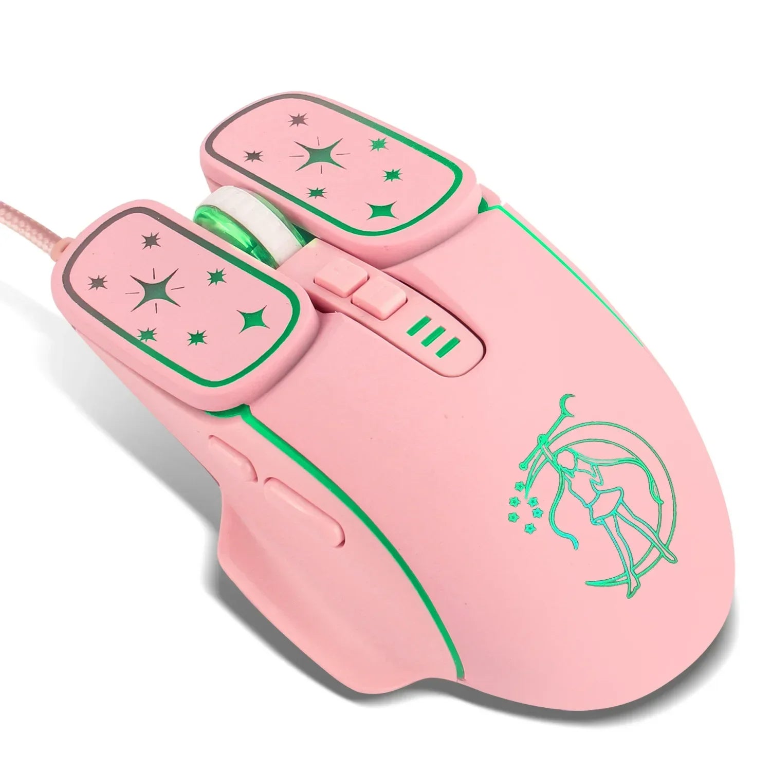 USB Gaming Mouse RGB Backlit Ergonomic Game Mice 7D Esports Wir...