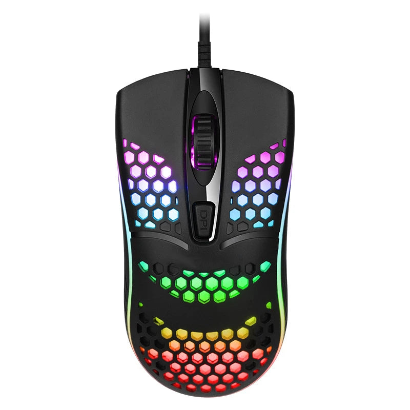 Wired Cable Gaming 7 breathing LED Back Light Optical Mouse USB...